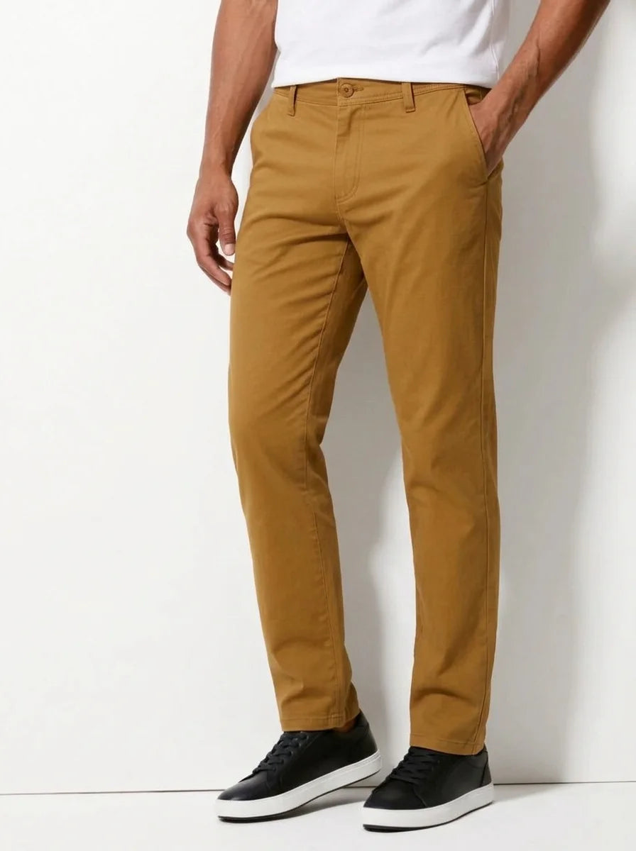 Camel Cotton Chino