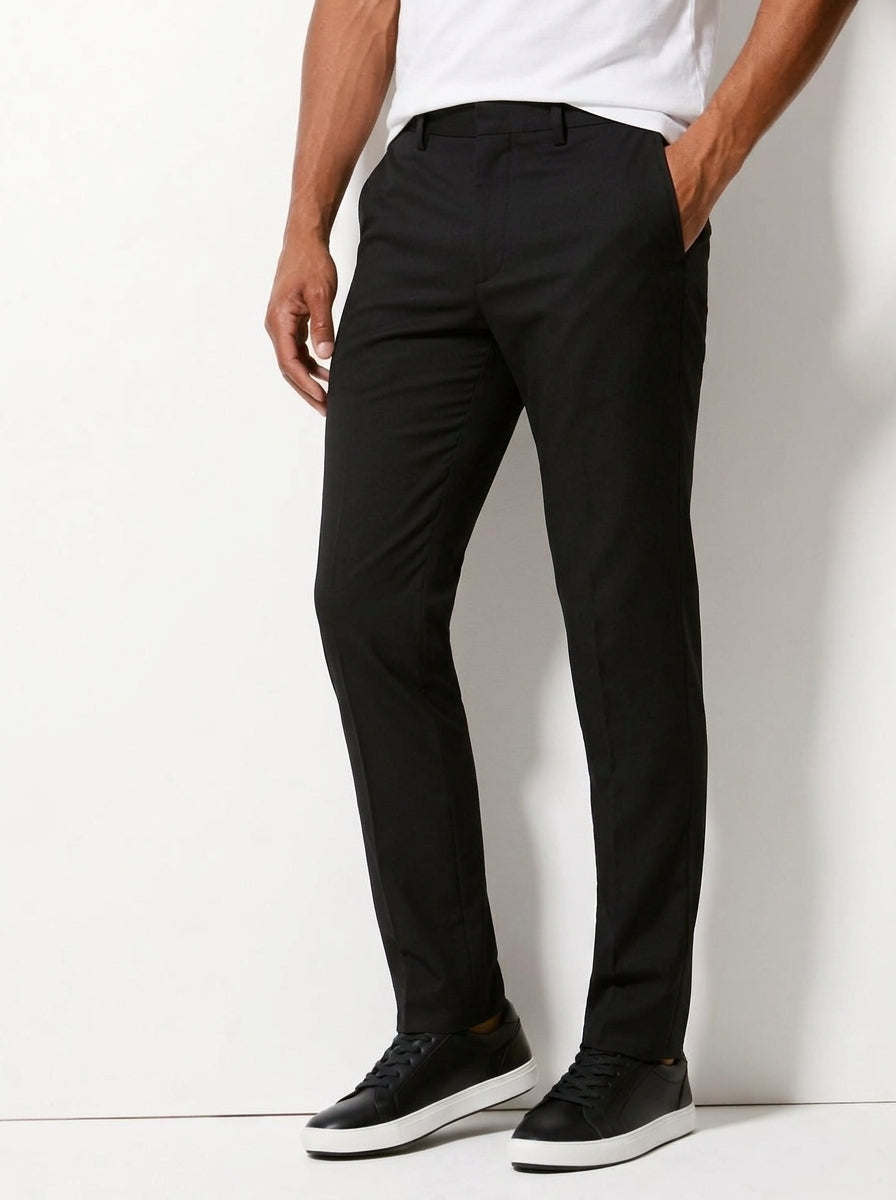 Premium Black Cotton Chino