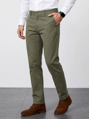Green Cotton Chino